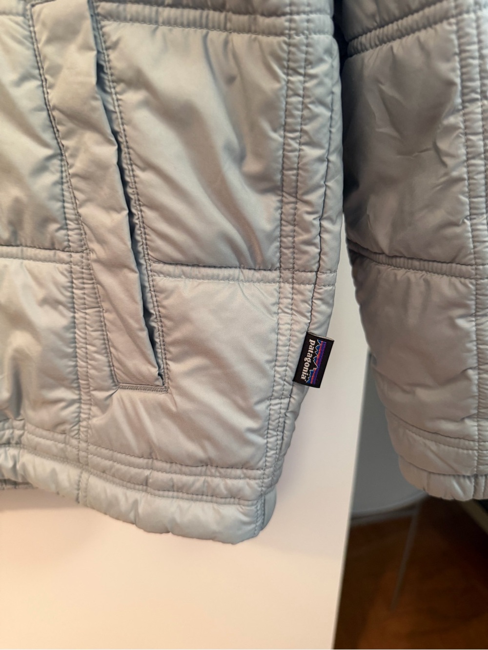 Patagonia Lost Canyon Jacket Thermal Blue Women’s L Insulated - Picture 4 of 7